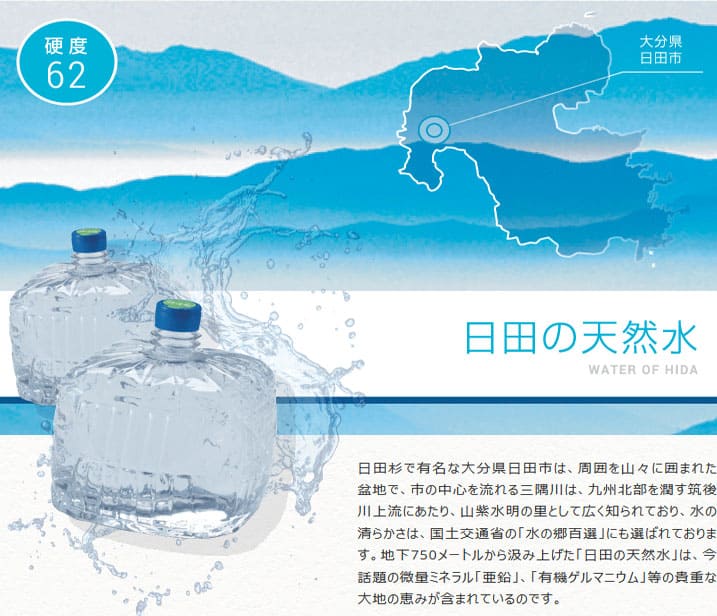 日田の天然水